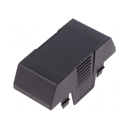 Capac Carcasă EH 35 ABS Negru 35mm | Electronic-mag.ro | Componente Electronice