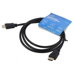 Cablu HDMI 1.4, 1.5m, Negru | Electronic-mag.ro | Componente Electronice