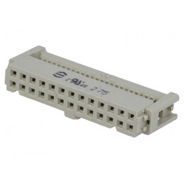 Mufă IDC Mamă 26 Pini pentru Cablu-Bandă 1.27mm 2.54mm | Electronic-mag.ro | Componente Electronice