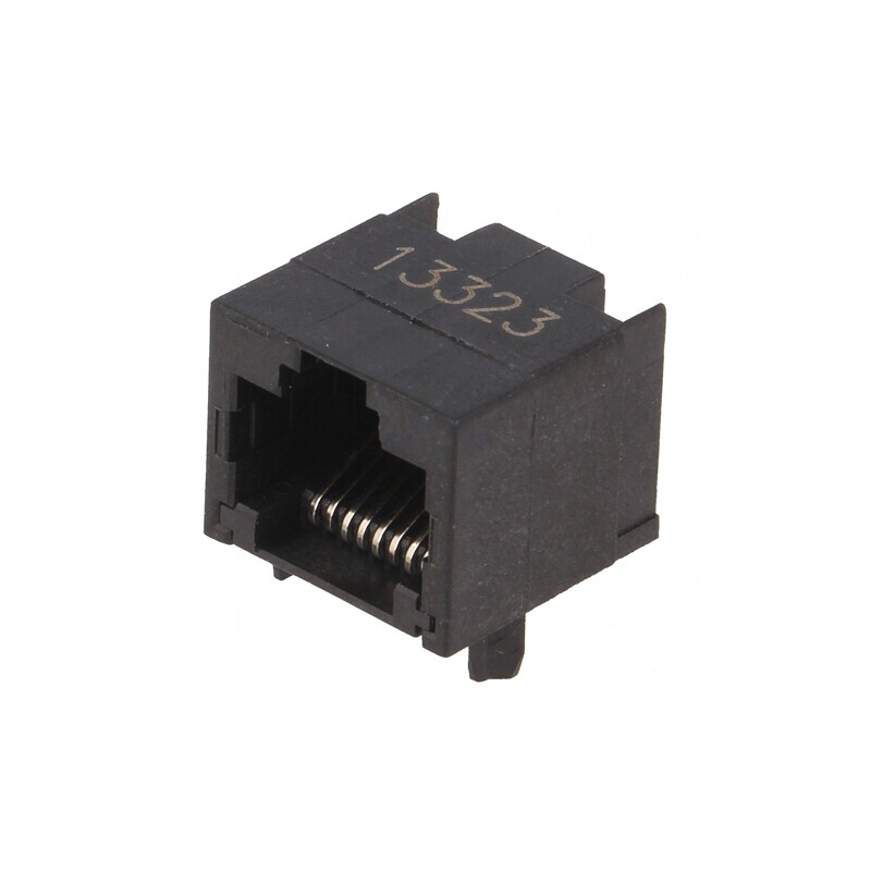 Soclu RJ45 8p8c pentru PCB THT | Electronic-mag.ro | Componente Electronice