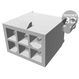 Soclu cablu-placă Mini Universal MATE-N-LOK 4.14mm 600V | Electronic-mag.ro | Componente Electronice