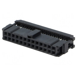 Mufă IDC Mamă 26 PIN Aurit pentru Cablu-Bandă Neagră | Electronic-mag.ro | Componente Electronice