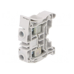 Conector Șine Gri 0.5-25mm² 2 Borne 12mm | Electronic-mag.ro | Componente Electronice