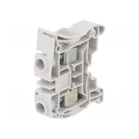 Conector Șine Gri 0.5-25mm² 2 Borne 12mm | Electronic-mag.ro | Componente Electronice