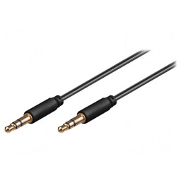 Cablu Jack 3,5mm 3pin Aurit 1m | Electronic-mag.ro | Componente Electronice