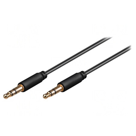 Cablu Jack 3,5mm 3pin Aurit 1m | Electronic-mag.ro | Componente Electronice