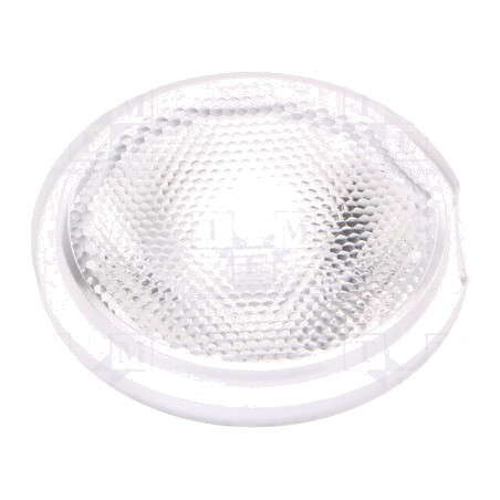 Lentilă LED Rotundă PMMA Transparentă 22-28° | Electronic-mag.ro | Componente Electronice