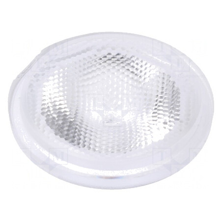 Lentilă LED Rotundă Plexiglass Transparentă 29-48° | Electronic-mag.ro | Componente Electronice