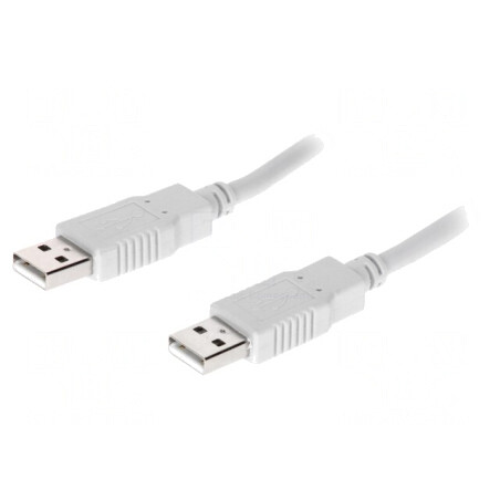 Cablu USB 2.0 A-A 1.8m Gri | Electronic-mag.ro | Componente Electronice