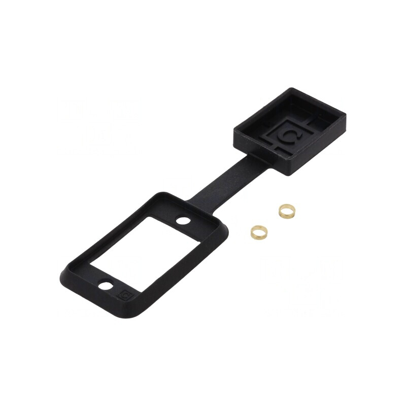 Garnitură Soclu cu Capac SLIM Neagră 29mm Silicon | Electronic-mag.ro | Componente Electronice