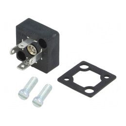 Conector Valvă Soclu Format C 9.4mm Tată 4 PIN 300V | Electronic-mag.ro | Componente Electronice