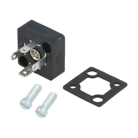 Conector Valvă Soclu Format C 9.4mm Tată 4 PIN 300V | Electronic-mag.ro | Componente Electronice