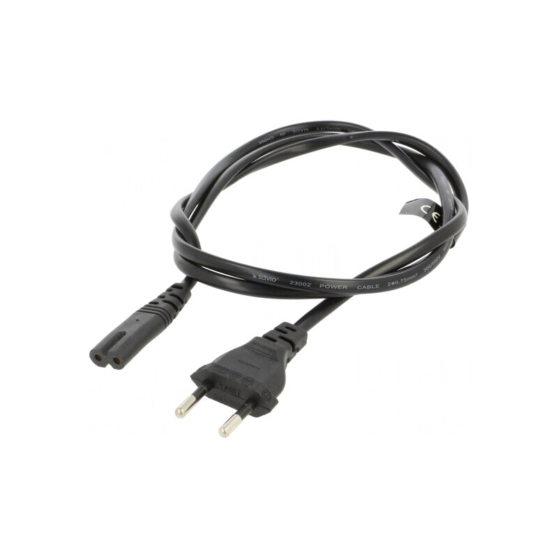 Cablu Alimentare IEC C7 Negru 1,2m | Electronic-mag.ro | Componente Electronice