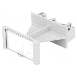Marcaj Gri pentru Conectori de Șină 20mm x 45mm | Electronic-mag.ro | Componente Electronice
