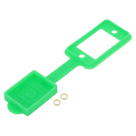 Garnitură Soclu Silicon Verde 29mm Cu Capac | Electronic-mag.ro | Componente Electronice