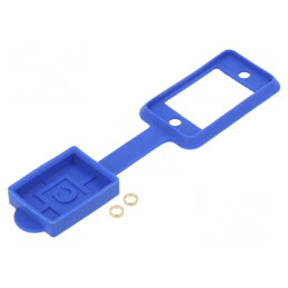 Garnitură Soclu SLIM Albastră 29mm Cu Capac | Electronic-mag.ro | Componente Electronice