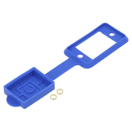 Garnitură Soclu SLIM Albastră 29mm Cu Capac | Electronic-mag.ro | Componente Electronice
