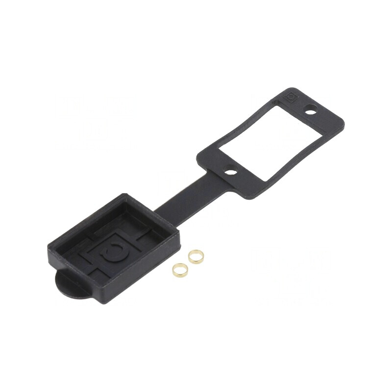 Garnitură Soclu Neagră 29mm Slim | Electronic-mag.ro | Componente Electronice