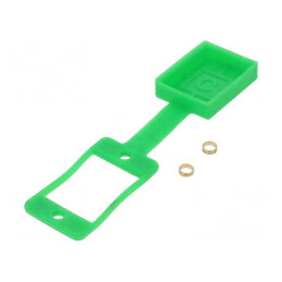 Garnitură Soclu SLIM Verde 29mm | Electronic-mag.ro | Componente Electronice