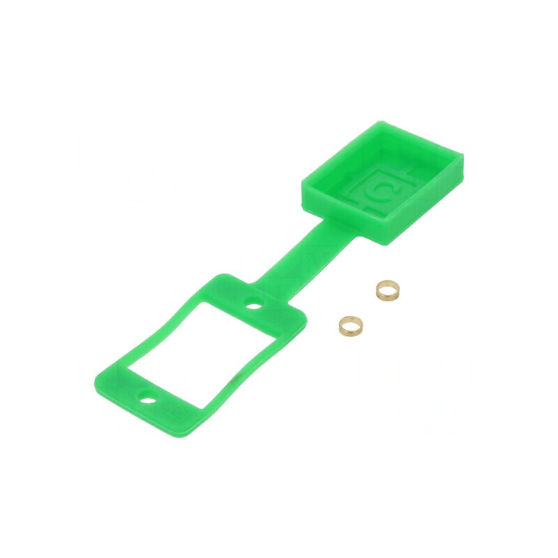Garnitură Soclu SLIM Verde 29mm | Electronic-mag.ro | Componente Electronice
