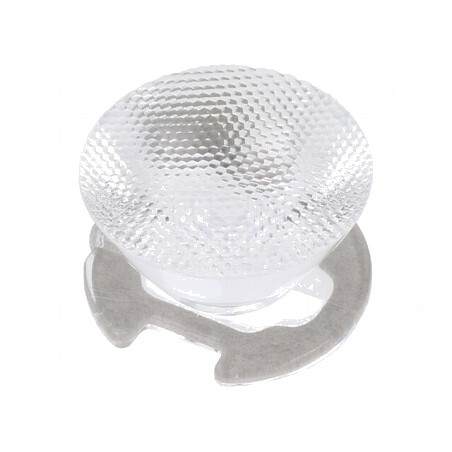 Lentilă LED Rotundă Transparentă PMMA 15-18° | Electronic-mag.ro | Componente Electronice