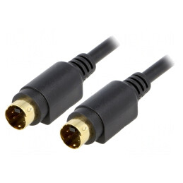 Cablu DIN mini 4pin 1m Placare Aurită | Electronic-mag.ro | Componente Electronice