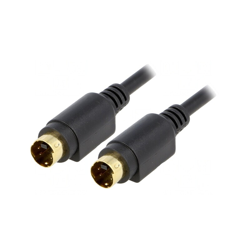 Cablu DIN mini 4pin 1m Placare Aurită | Electronic-mag.ro | Componente Electronice
