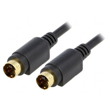 Cablu DIN mini 4pin 1m Placare Aurită | Electronic-mag.ro | Componente Electronice