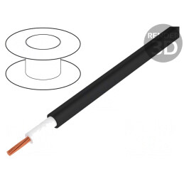 Cablu electric 1x1mm2 OFC negru PVC izolație dublă