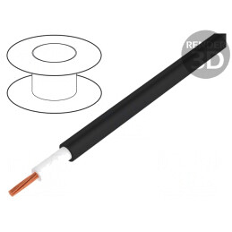 Cablu electric 1x1mm2 OFC negru PVC izolație dublă | Electronic-mag.ro | Componente Electronice