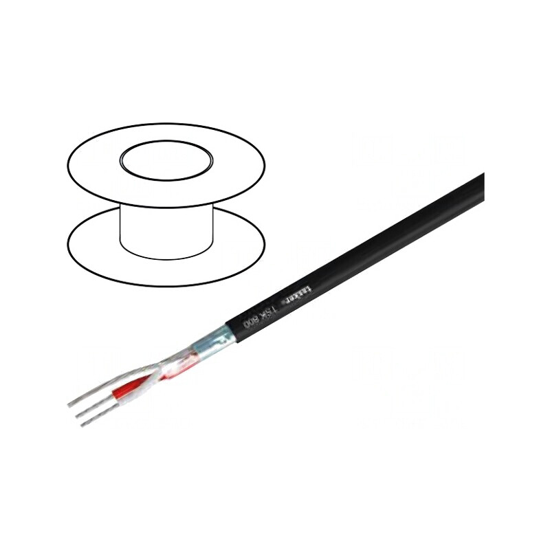 Cablu DMX 110Ω Negru 200m | Electronic-mag.ro | Componente Electronice