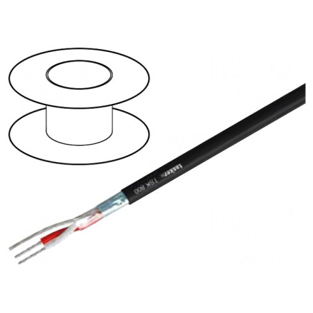 Cablu DMX 110Ω Negru 200m | Electronic-mag.ro | Componente Electronice