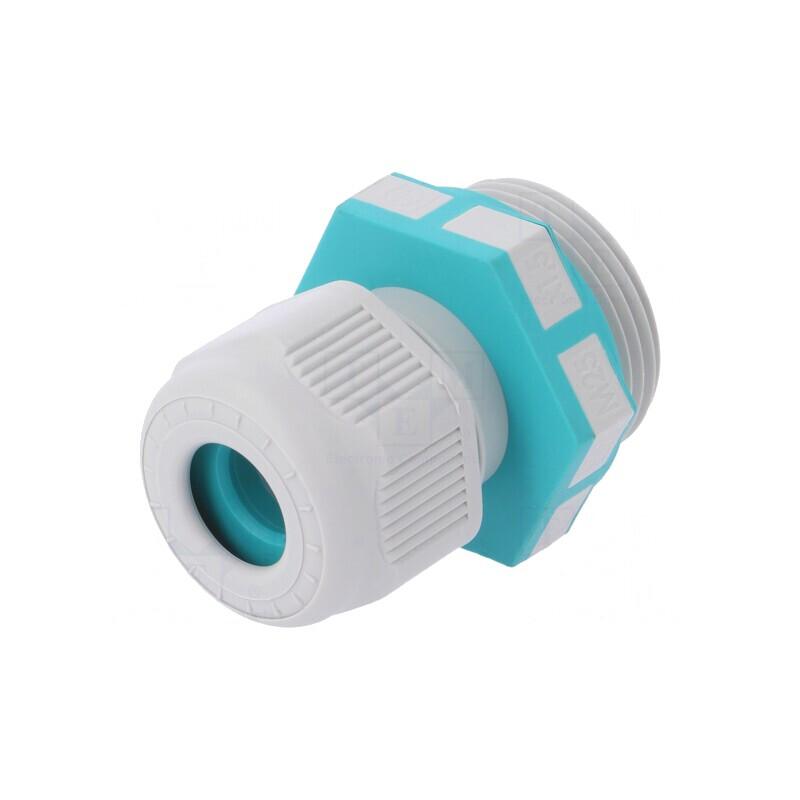 Garnitură Etanșare M25 IP68 Poliamidă Gri | Electronic-mag.ro | Componente Electronice