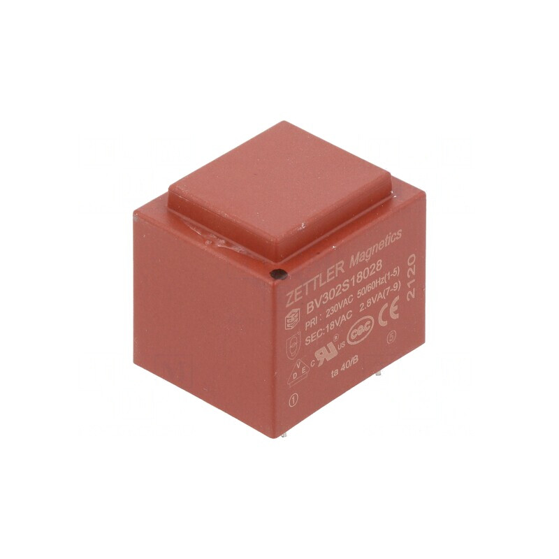 Transformator Încapsulat 2,8VA 230V 18V 156mA PCB | Electronic-mag.ro | Componente Electronice