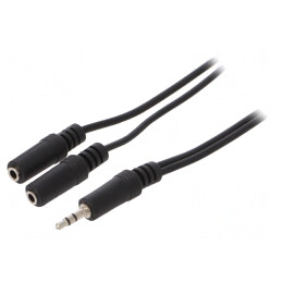 Cablu Audio Jack 3,5mm 5m Negru PVC | Electronic-mag.ro | Componente Electronice