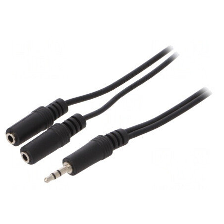 Cablu Audio Jack 3,5mm 5m Negru PVC | Electronic-mag.ro | Componente Electronice