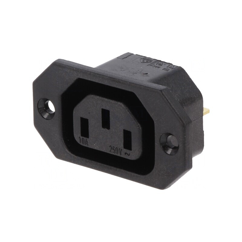 Conector Alimentare AC Soclu Mamă 10A 250VAC IEC 60320 | Electronic-mag.ro | Componente Electronice Conector Alimentare AC Soclu Mamă 10A 250VAC IEC 60320 | Electronic-mag.ro | Componente Electronice