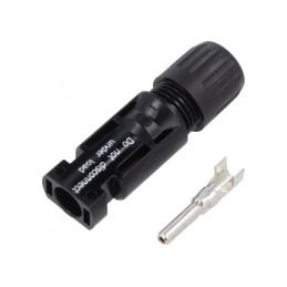 Conector Solar Drept Crimpat MC4 10mm2 7-8.8mm | Electronic-mag.ro | Componente Electronice