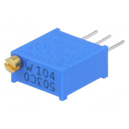Potentiometru Multiturn 100kΩ 500mW THT ±10% | Electronic-mag.ro | Componente Electronice