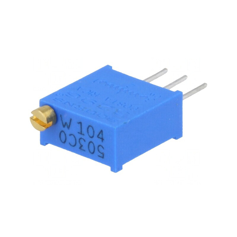 Potentiometru Multiturn 100kΩ 500mW THT ±10% | Electronic-mag.ro | Componente Electronice