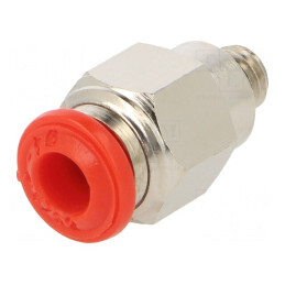 Racord Push-In Alamă Nichelată M5 | Electronic-mag.ro | Componente Electronice