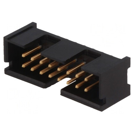 Soclu IDC 16 PIN THT Aurit 2,54mm 2x8 | Electronic-mag.ro | Componente Electronice