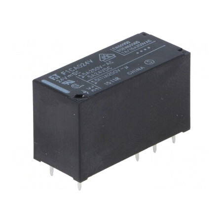 Releu Electromagnetic DPDT 24VDC 5A PCB | Electronic-mag.ro | Componente Electronice