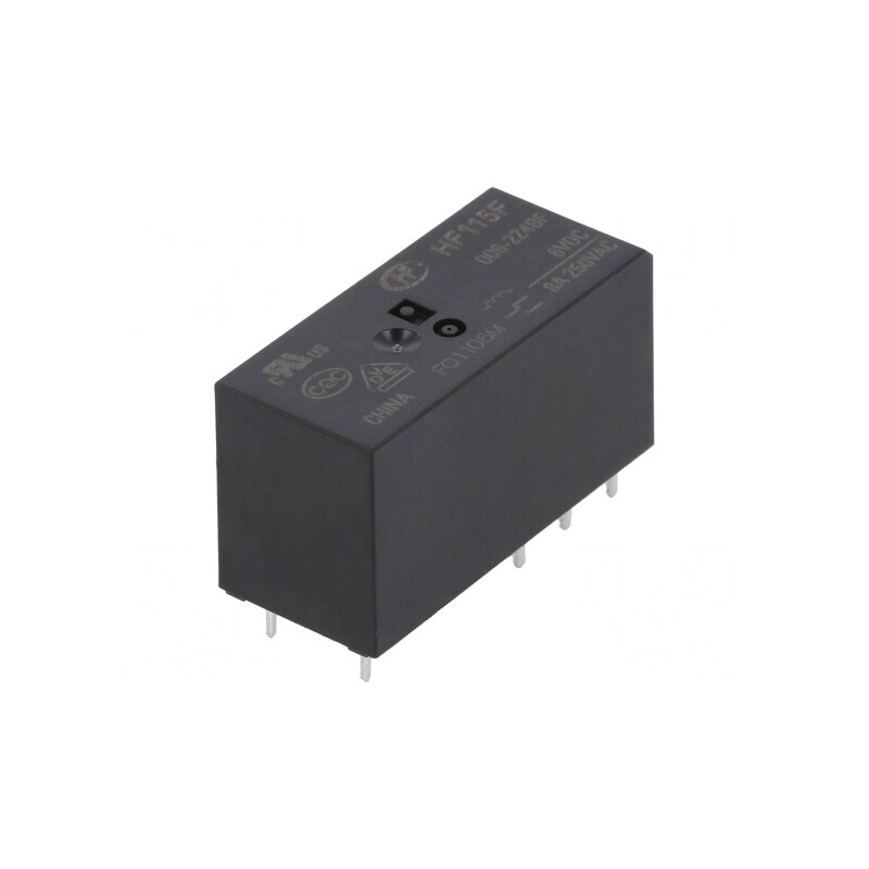 Releu Electromagnetic DPDT 6VDC 8A PCB | Electronic-mag.ro | Componente Electronice