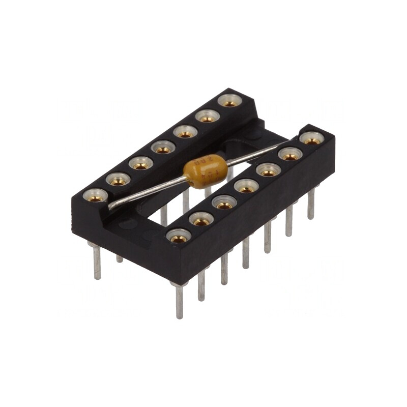 Soclu DIP14 pentru circuite integrate THT 2,54mm | Electronic-mag.ro | Componente Electronice