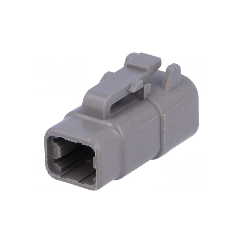 Conector DTM Mamă 4 Pini Gri IP68 | Electronic-mag.ro | Componente Electronice