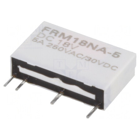 Releu electromagnetic 18VDC 5A SPST-NO | Electronic-mag.ro | Componente Electronice