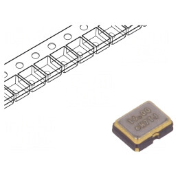 Generator de cuarț 16MHz SMD 3,3V