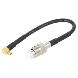 Cablu FME Mamă la MMCX Tată 100mm | Electronic-mag.ro | Componente Electronice