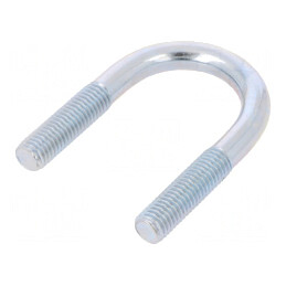 Bridă U oțel zinc 34mm pentru fixare țevi | Electronic-mag.ro | Componente Electronice